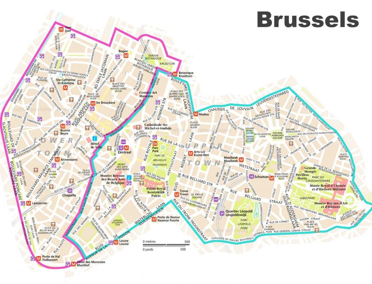 Bruxelles mappa pdf