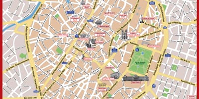 Bruxelles mappa della città pdf